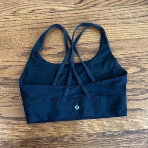 lululemon athletica Cross-Back Black Sports Bra